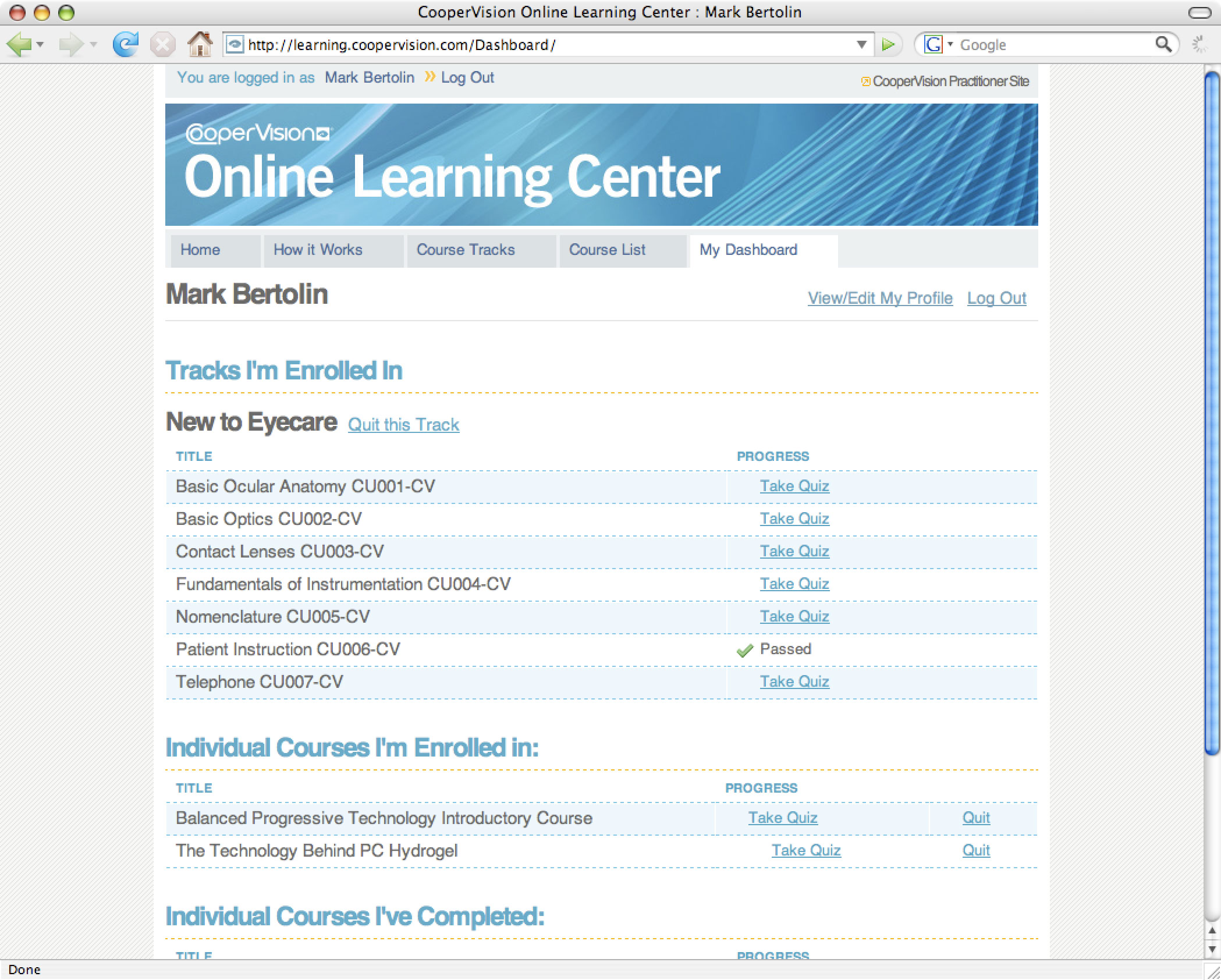 CooperVision Online Learning Center