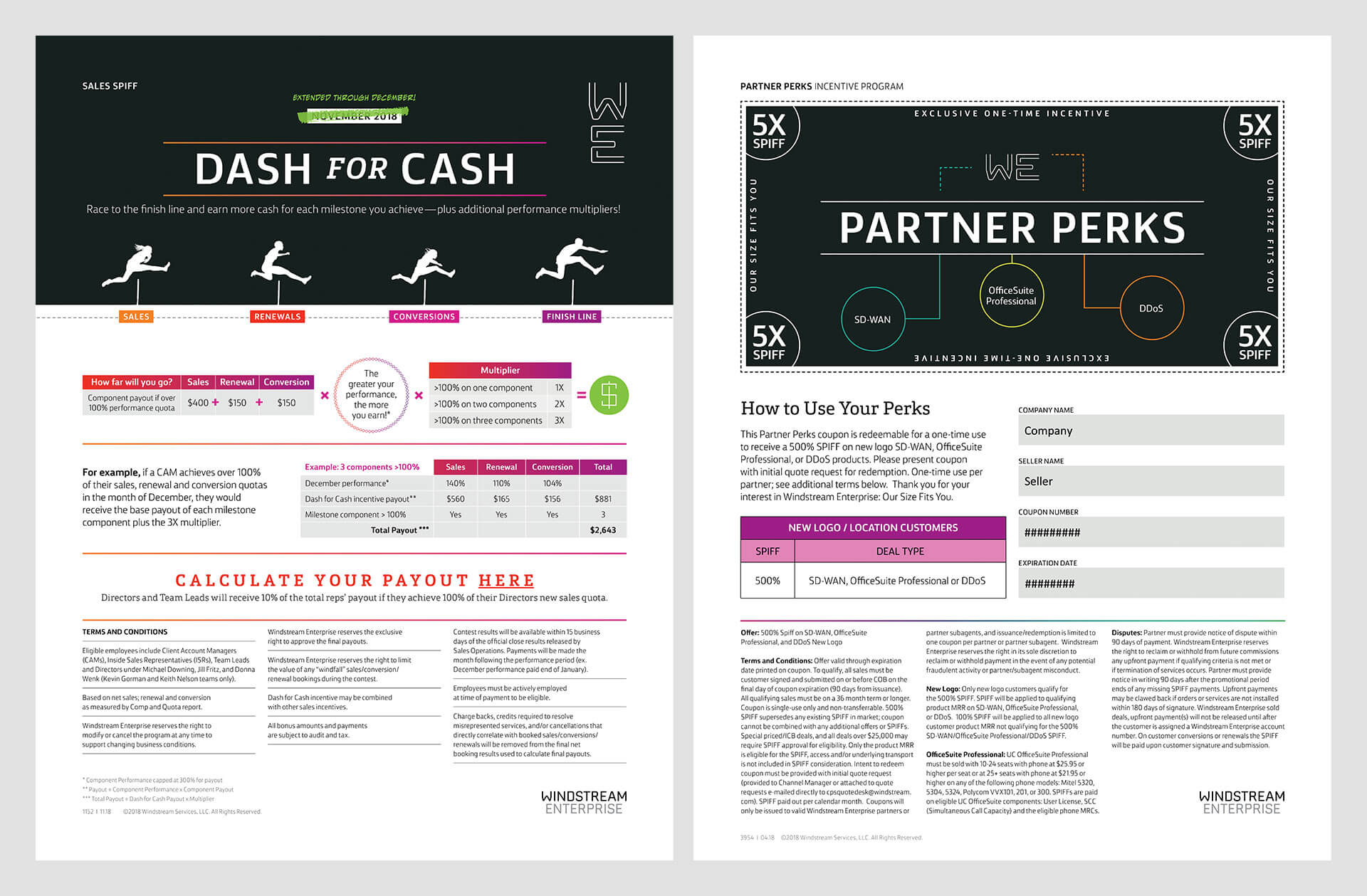 Windstream Marcom Sales Forms and Flyers